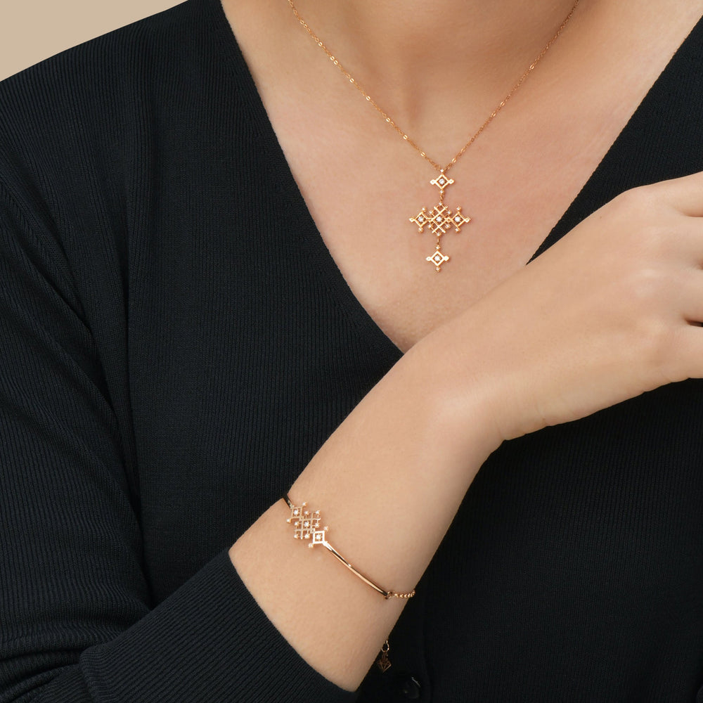 Ensemble Lbaz en Or 18K