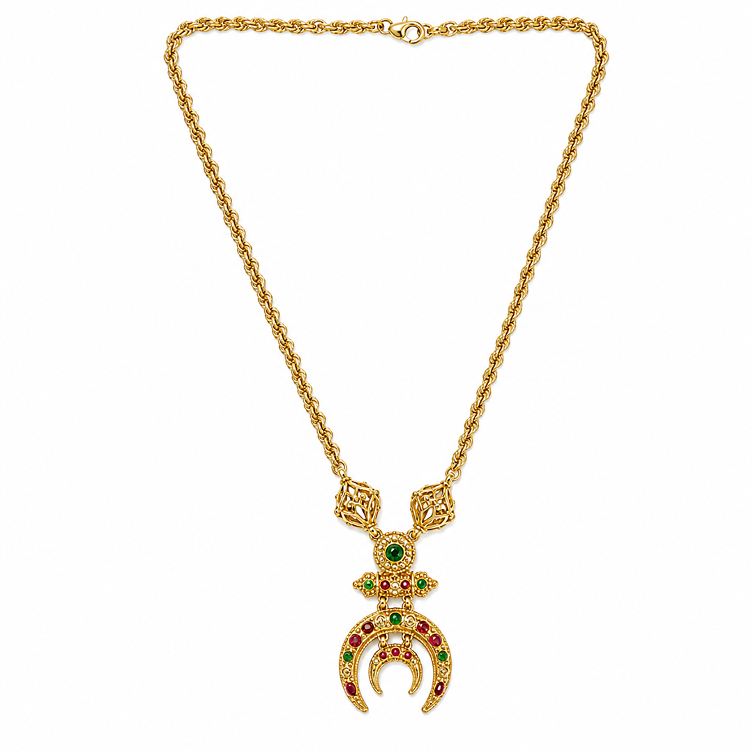Collier Hilal Royal en Or 18K (24-25g) — image 1