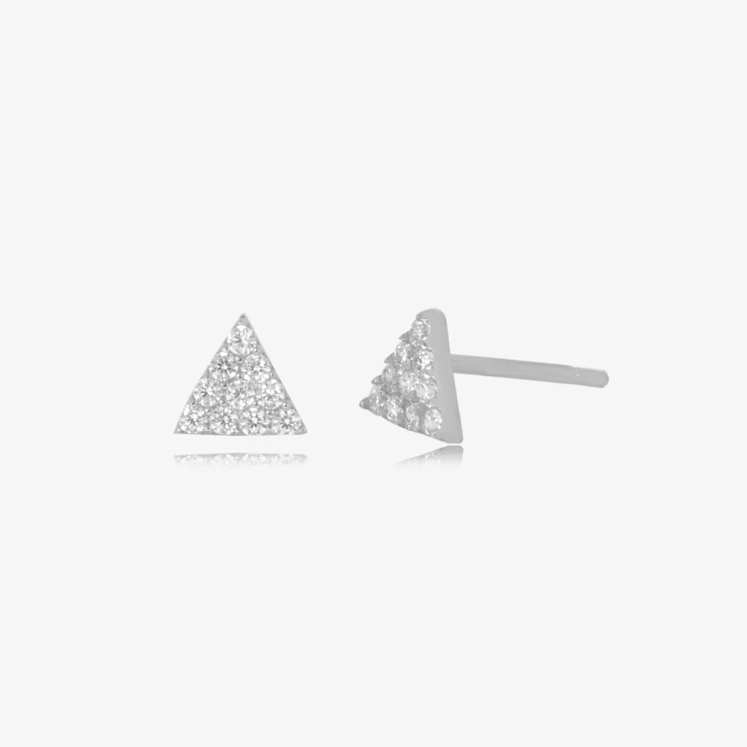 Boucle Stud Pyramide en Or 18K