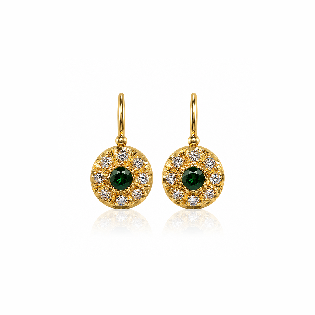 Boucles d'oreilles Soleil en Or 18K — image 1