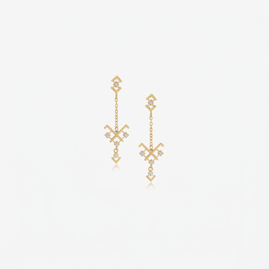 Boucles d'oreilles Tanirt en Or 18K