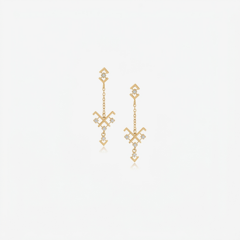 Boucles d'oreilles Tanirt en Or 18K