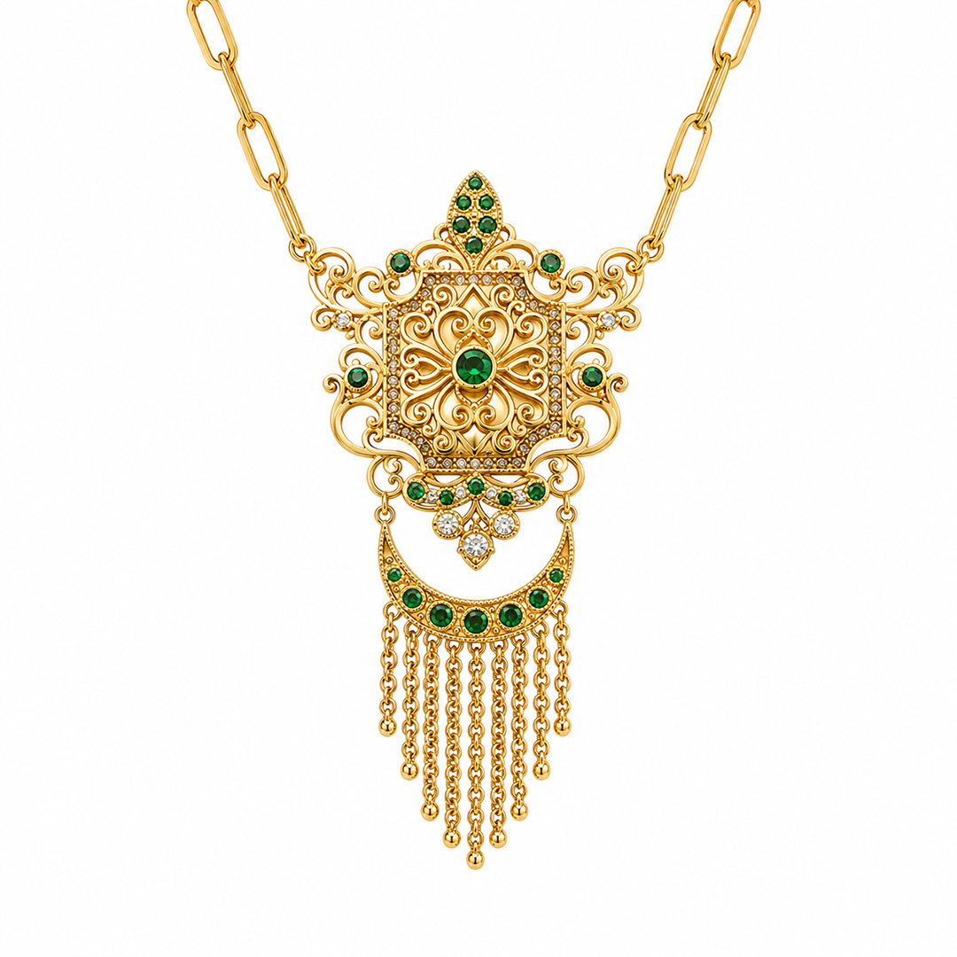 Collier Zellij en Or 18K (15-16g) — image 1