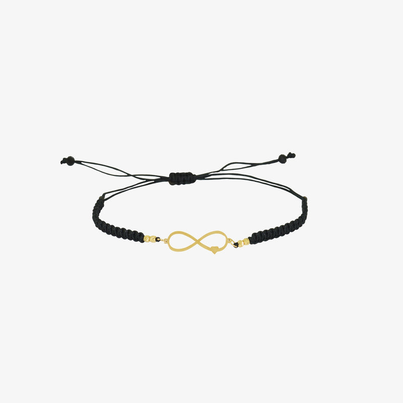 Bracelet Cordon Infinity en Or 18K