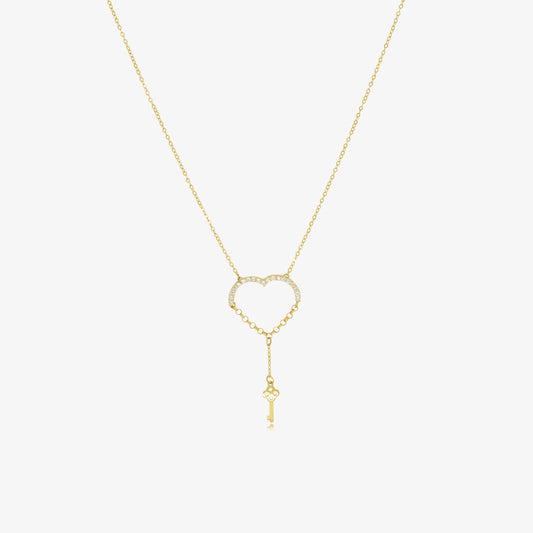 Collier Clef de l'Éternité en Or 18K