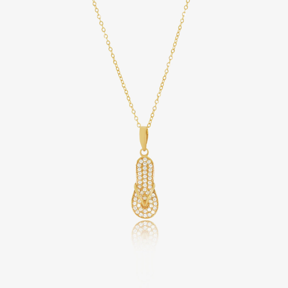 Collier Sandale en Or 18K