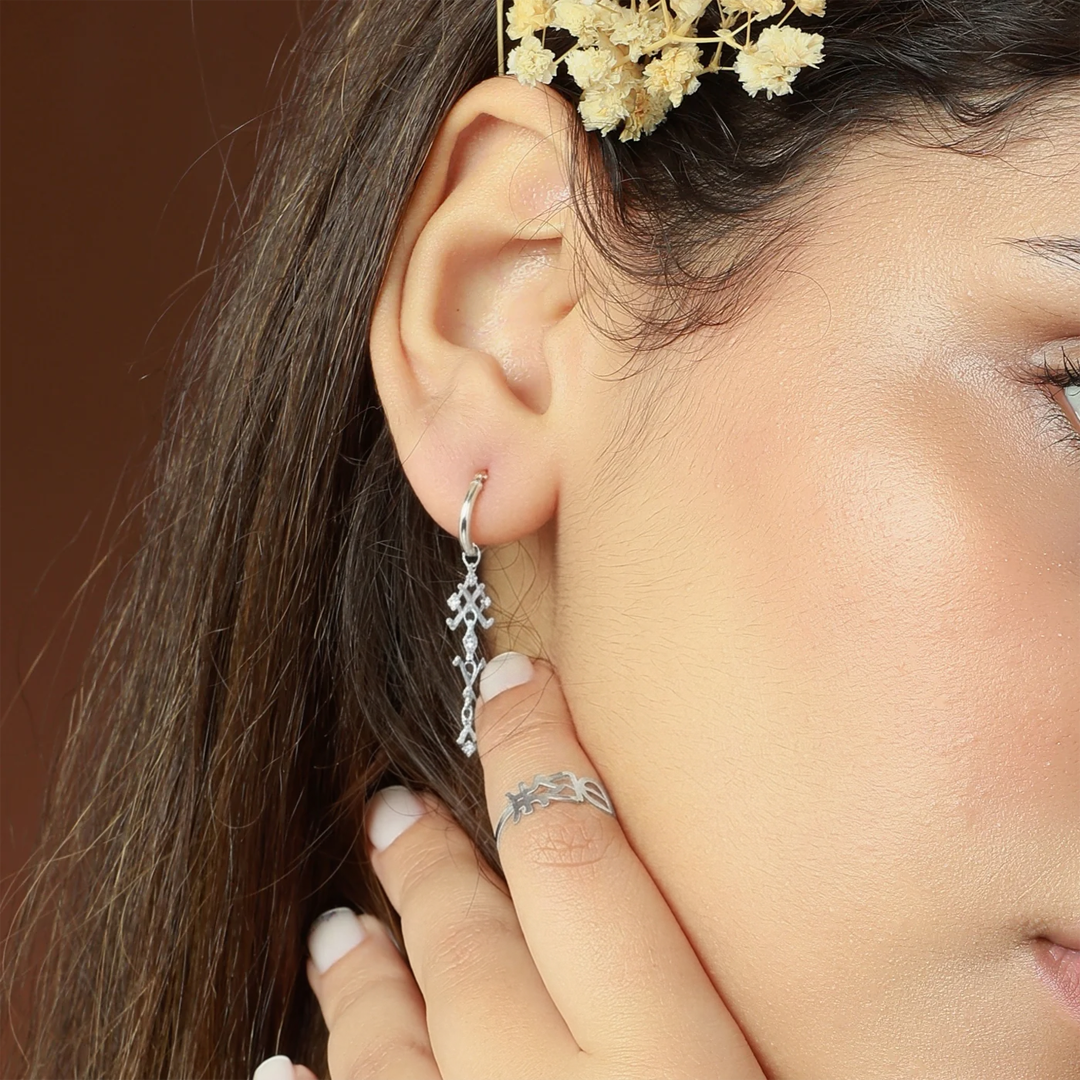 Boucles Harmonie Tribale en Or 18K