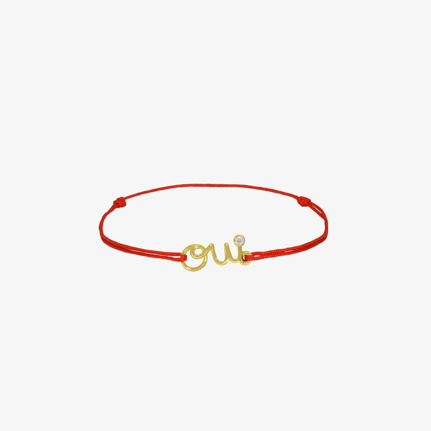 Bracelet Cordon Oui en Or 18K — image 1