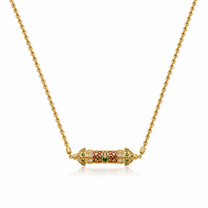 Collier Rouleau en Or 18K