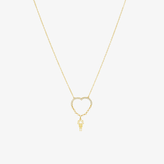 Collier Câlins Célestes en Or 18K