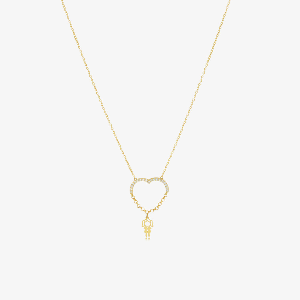 Collier Câlins Célestes en Or 18K