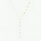 Collier Double Prénom Initiales (AR) en Or 18K