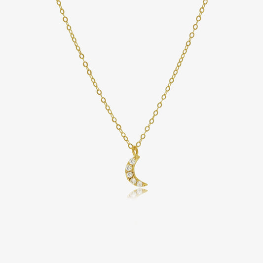 Collier Lune en Or 18K