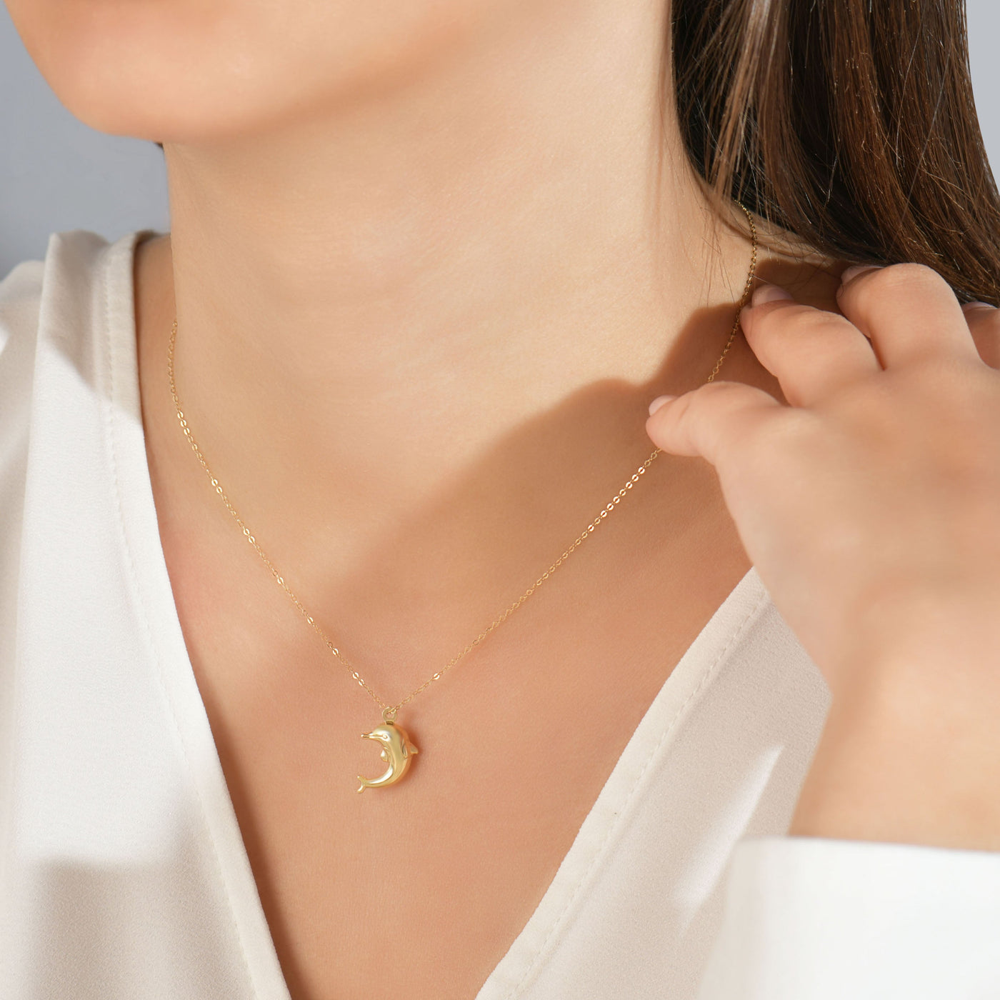 Collier Dauphin en Or 18K — image 1