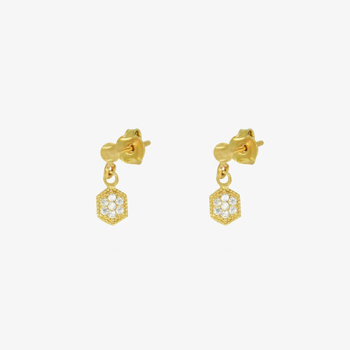 Boucle Cristal En Or 18K