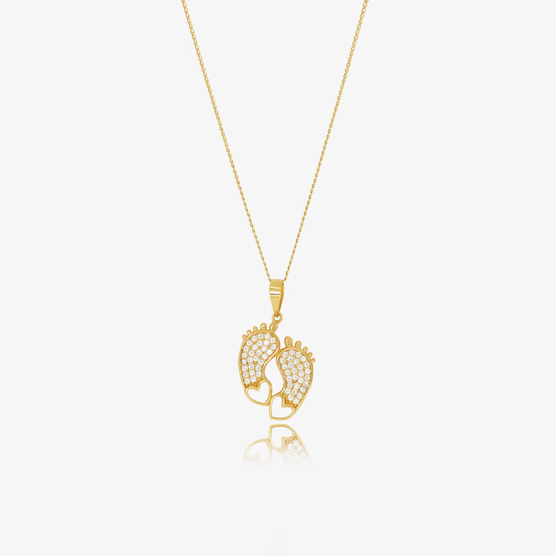 Collier premier pas en Or 18K