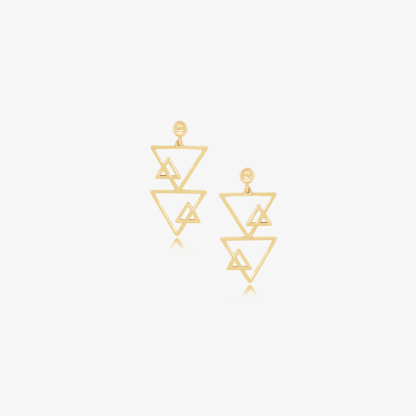 Boucle Triangle d'OR en Or 18K — image 1