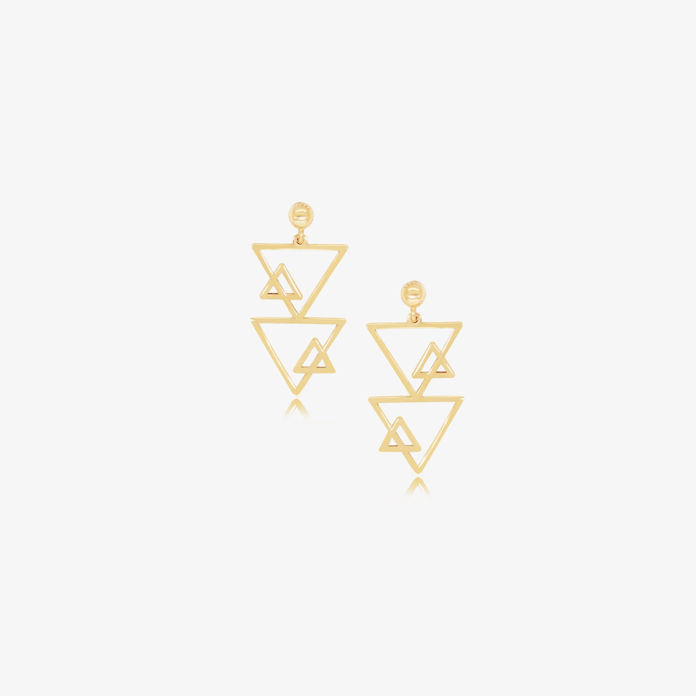 Boucle Triangle d'OR en Or 18K — image 1