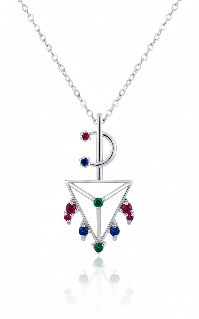 Flame d'AZOR set in 18K Gold