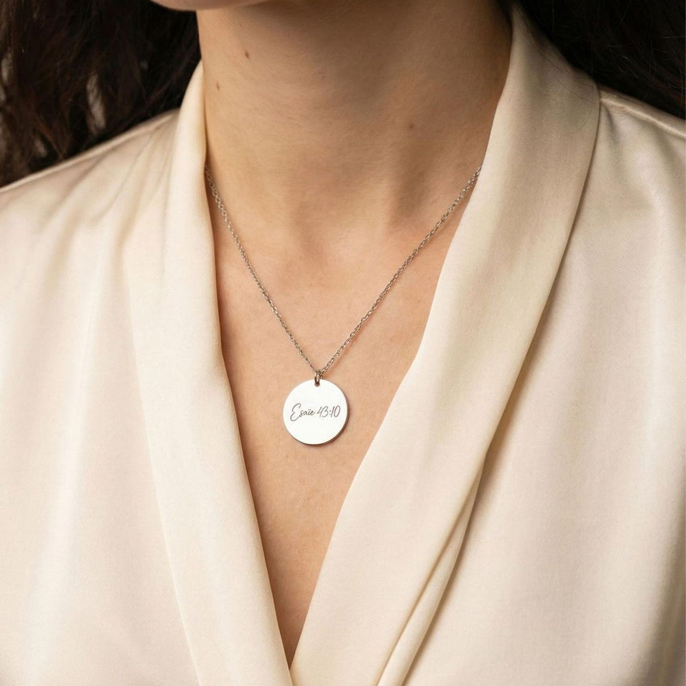 Collier Foi Intemporelle personnalisé en Argent