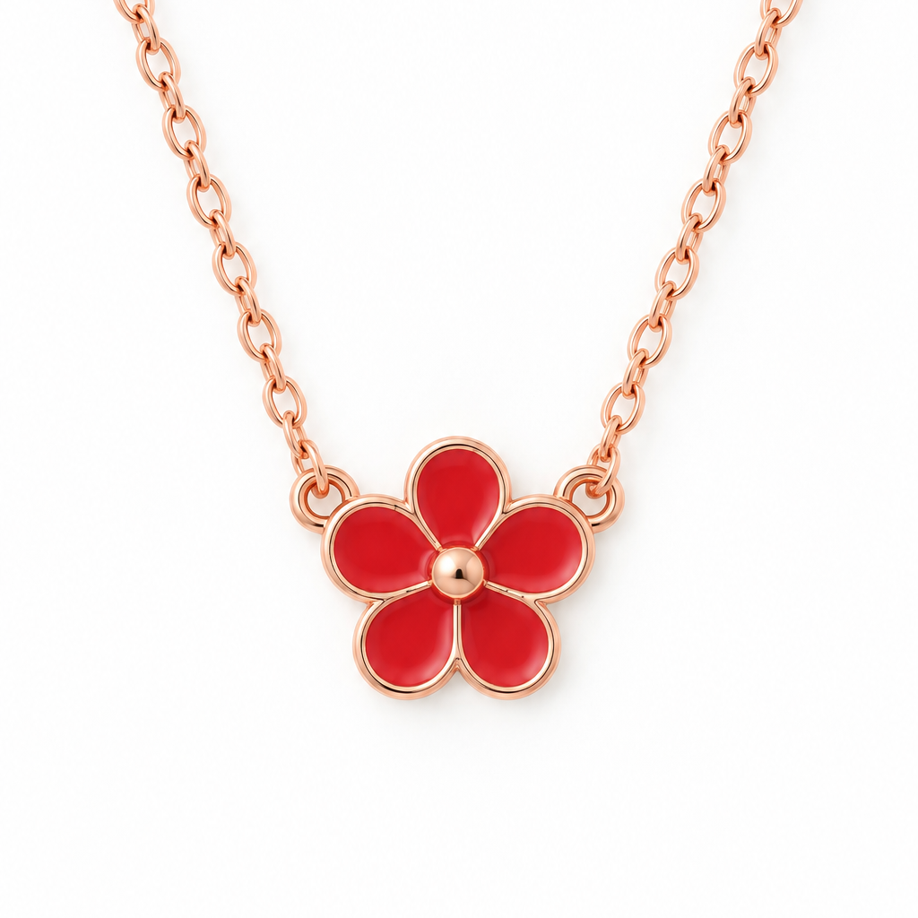 Collier Rose en Or 18K — image 2
