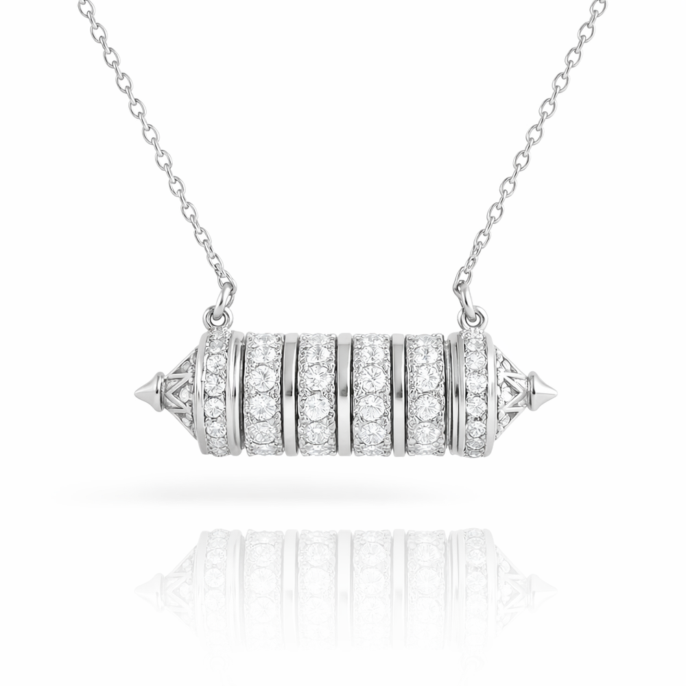 Collier Cylindre Précieux