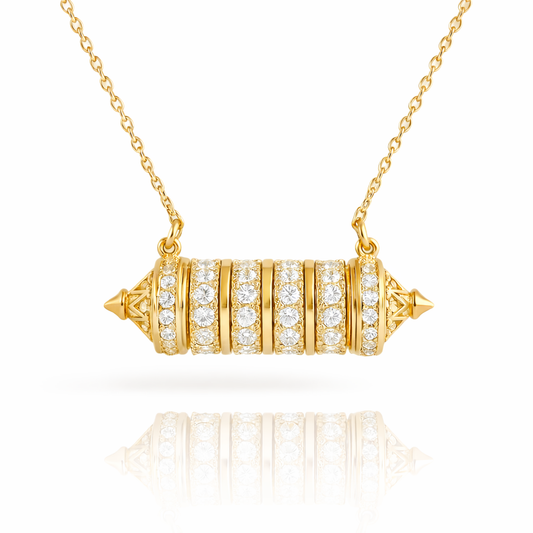 Collier Cylindre Précieux