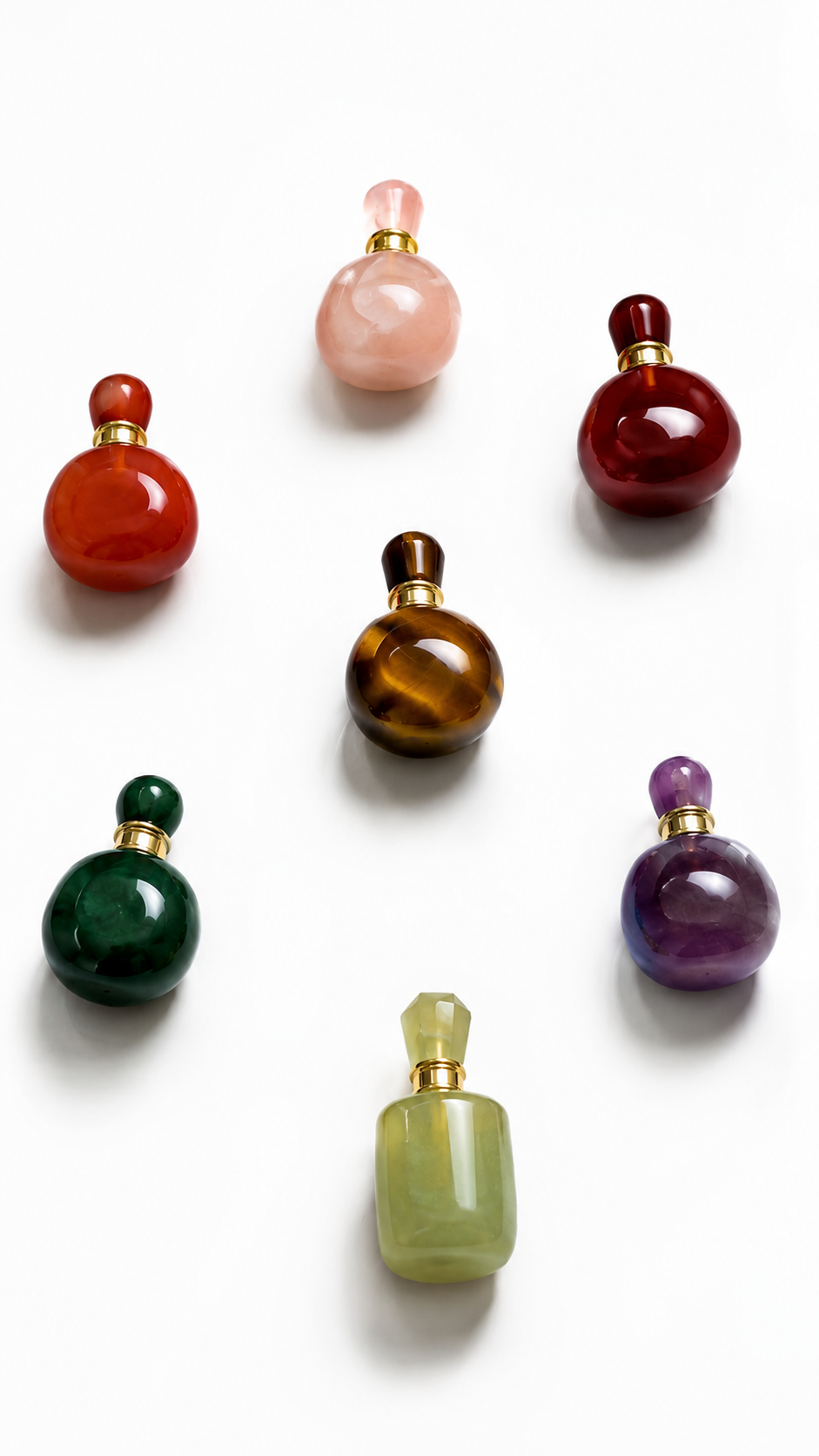 Collier Verdea En Or 18K - Flacons Pierres naturelles — image 2