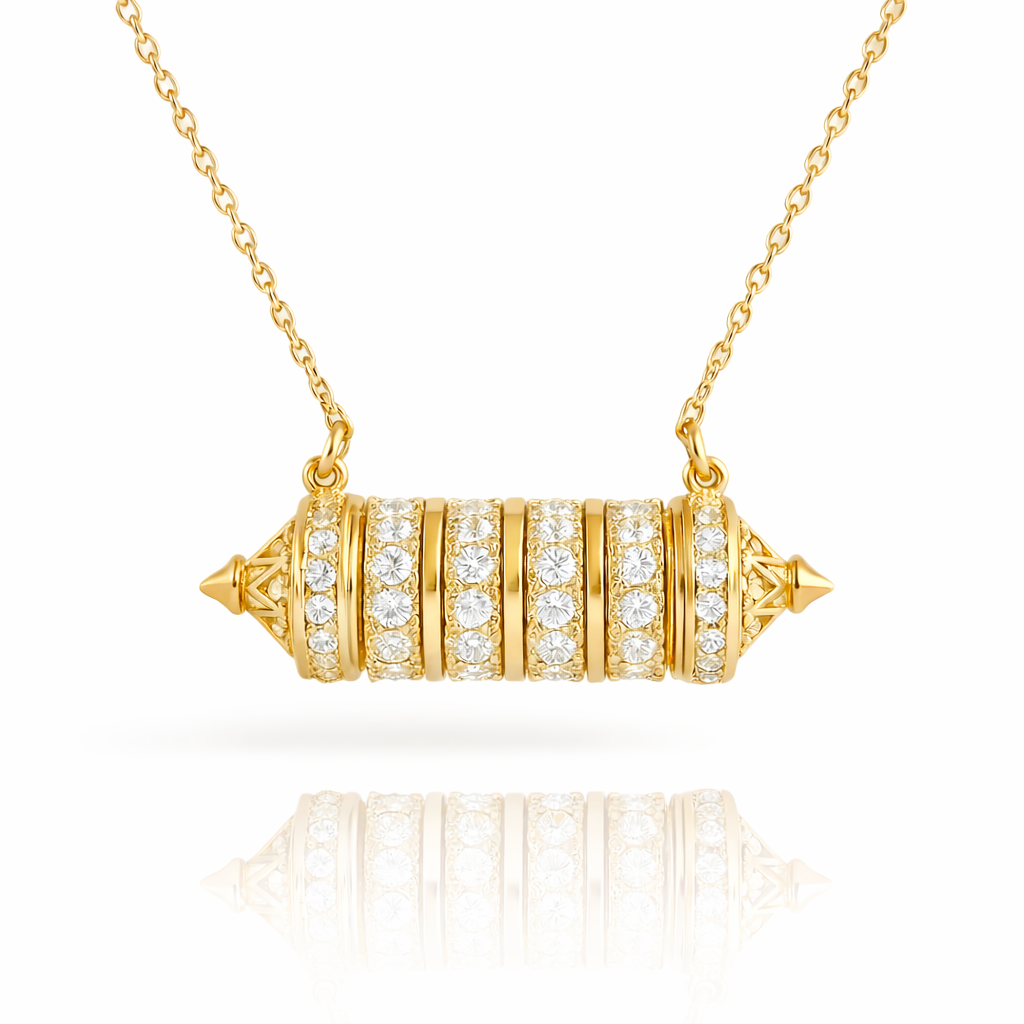 Collier Cylindre Précieux en Or 18K (4ct) — image 1