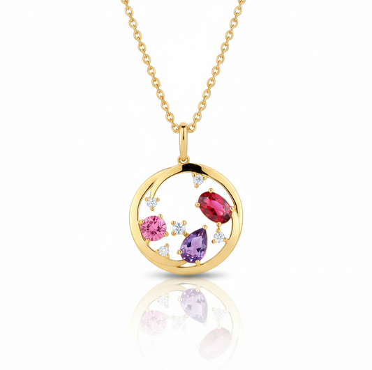 Collier Cercle Précieux en Or 18K
