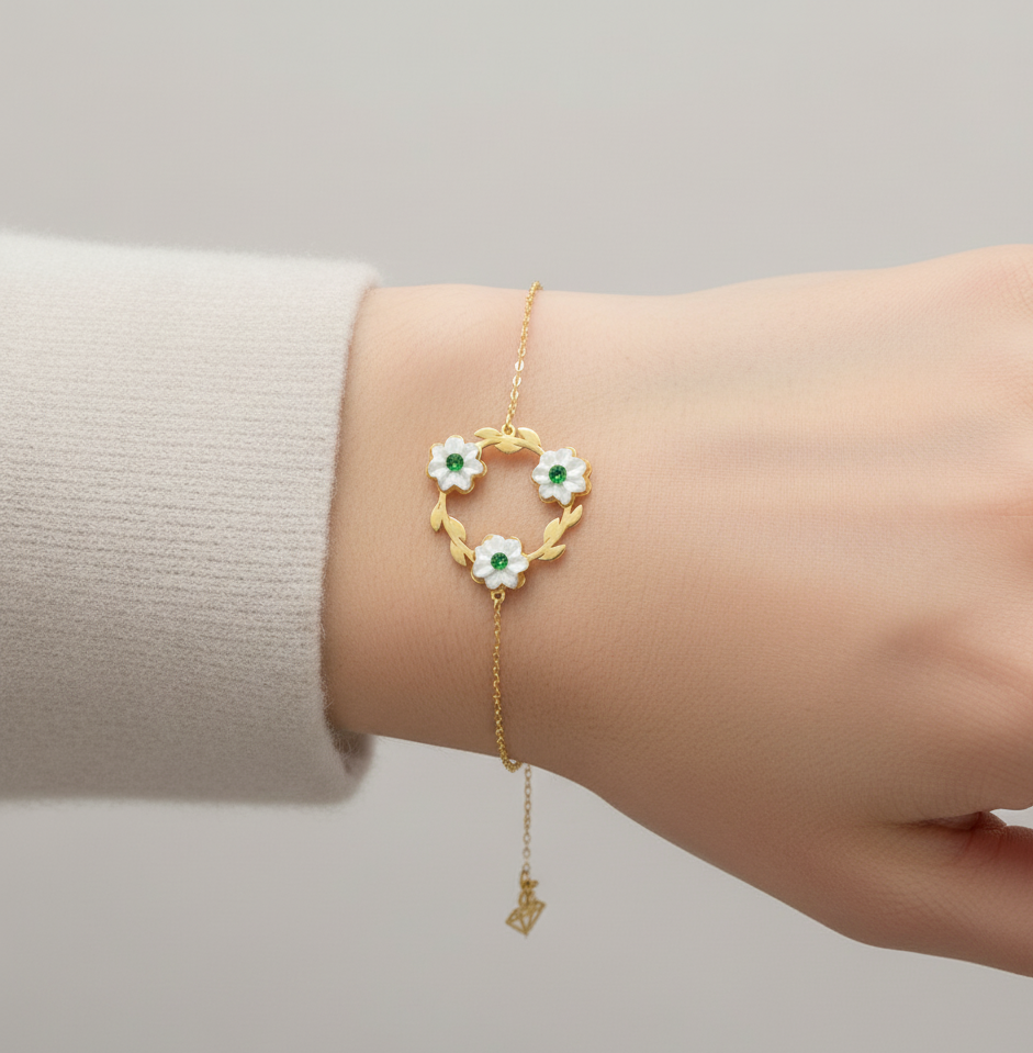 Bracelet Cercle de Vénus en Or 18K