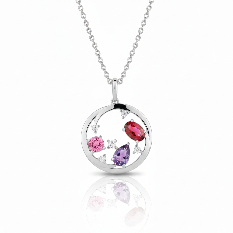 Collier Cercle Précieux en Or 18K