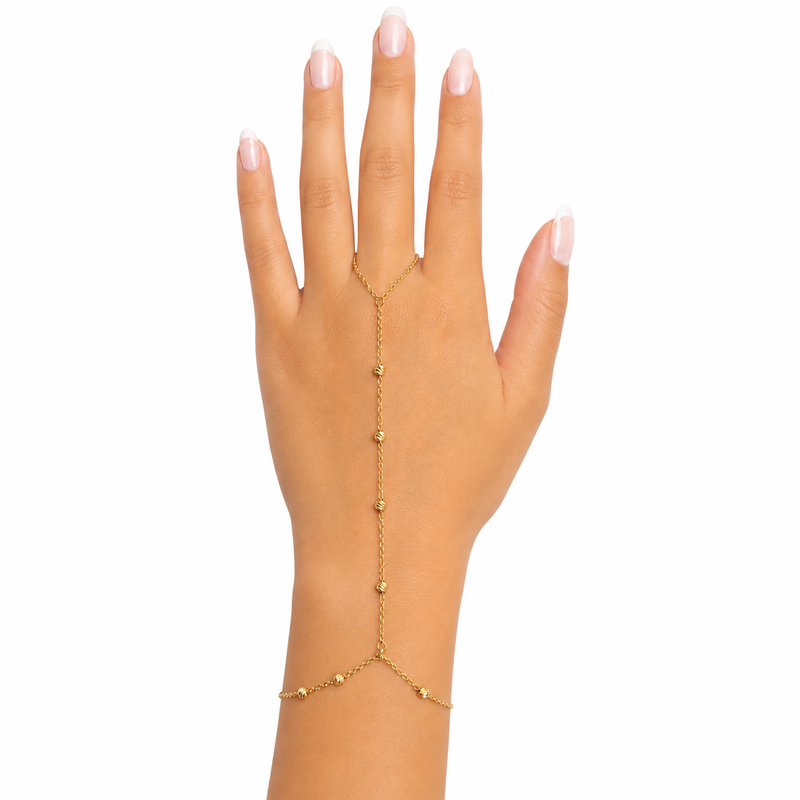 Hand Chain Babil en Or 18K
