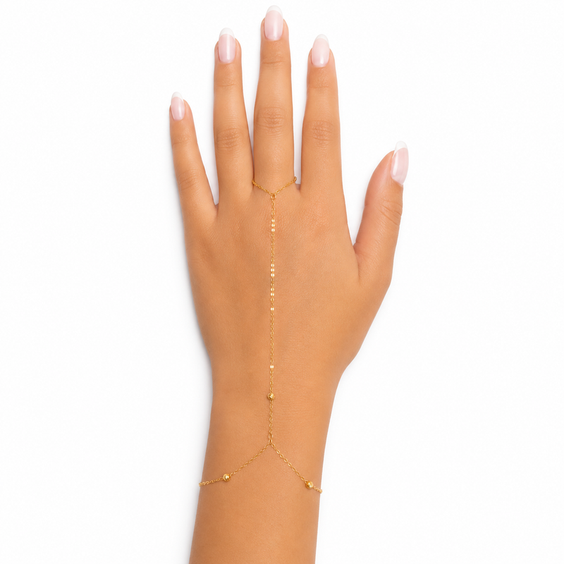 Hand Chain Sweety en Or 18K