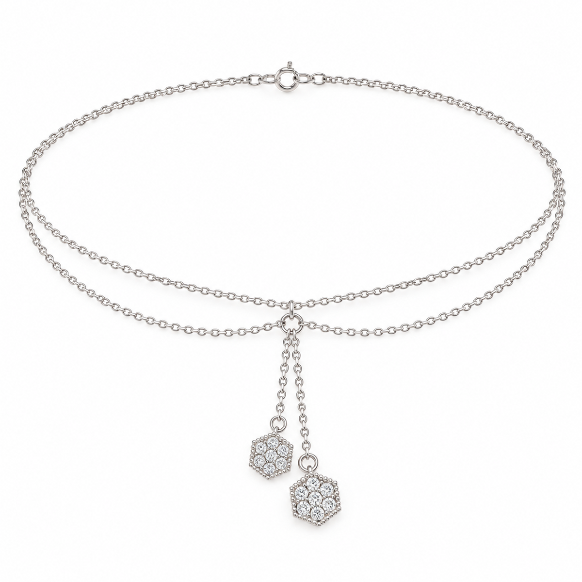Chaîne de Cheville Rose des Vents – Or 18K — image 2