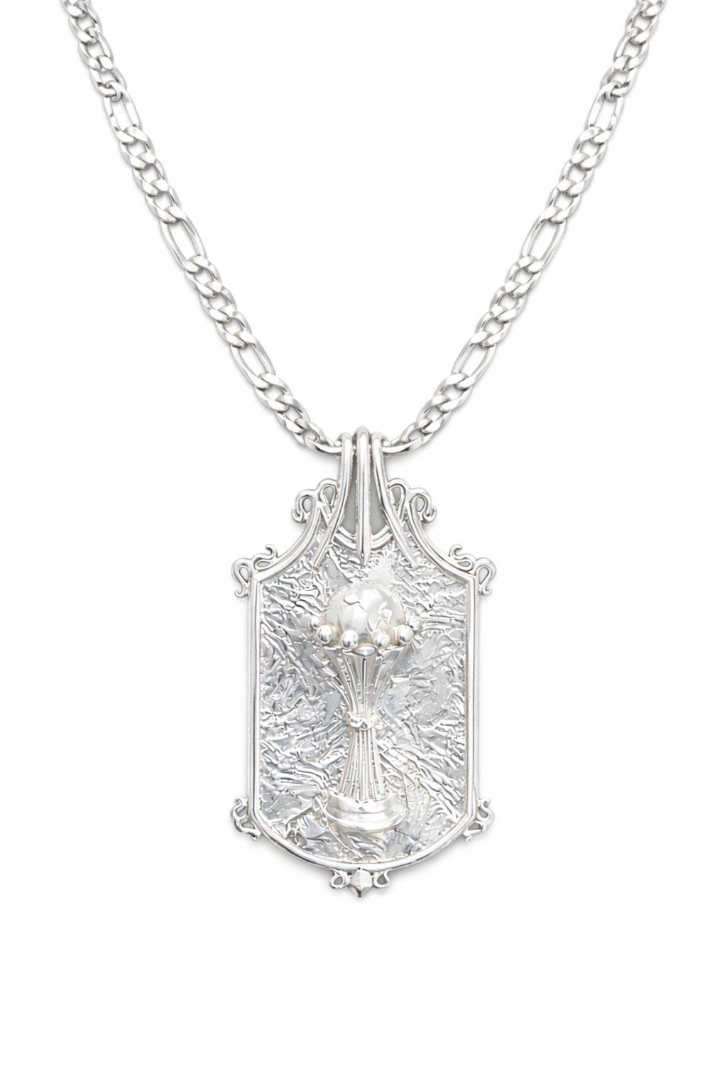 Collier Lkas Maghribi en Argent massif — image 1