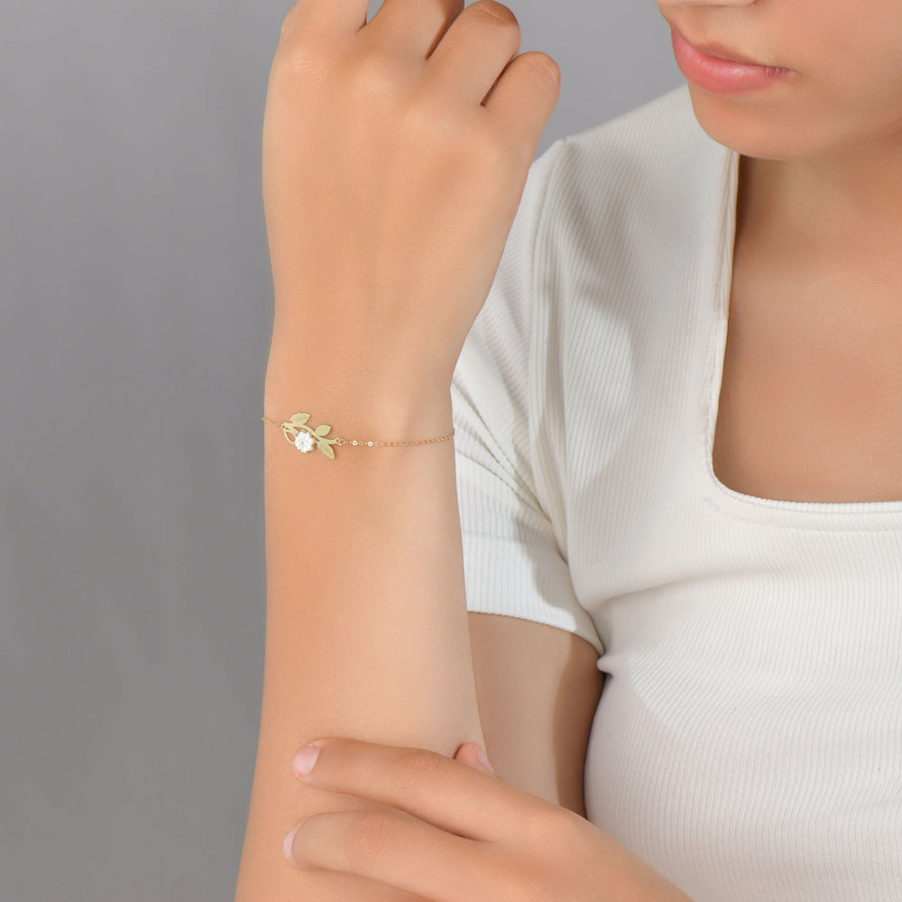 Bracelet Pétale d’Aurore en Or 18K