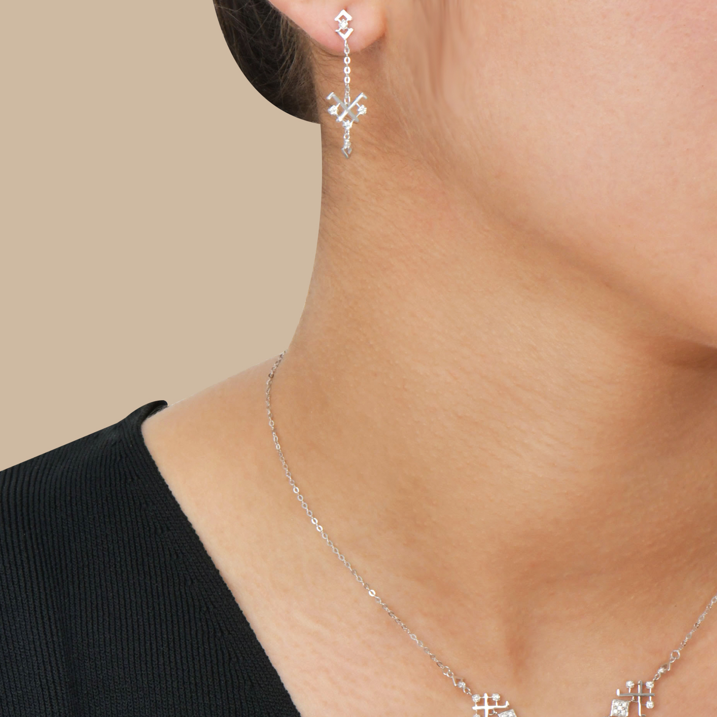 Boucles d'oreilles Tanirt en Or 18K