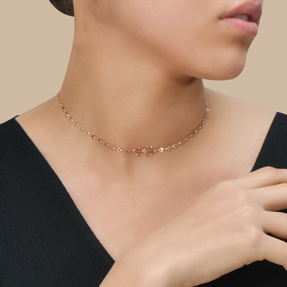 Collier Izza en Or 18K