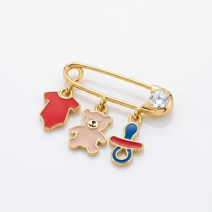 Broche Sekata en Or 18K — image 1