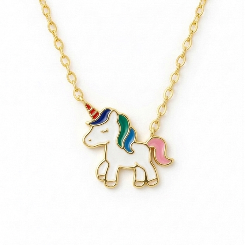 Collier Licorne en Or 18K
