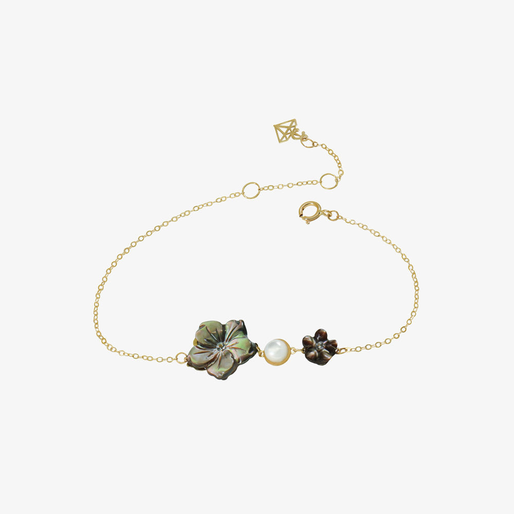 Bracelet Clarté Nacrée En Or 18K
