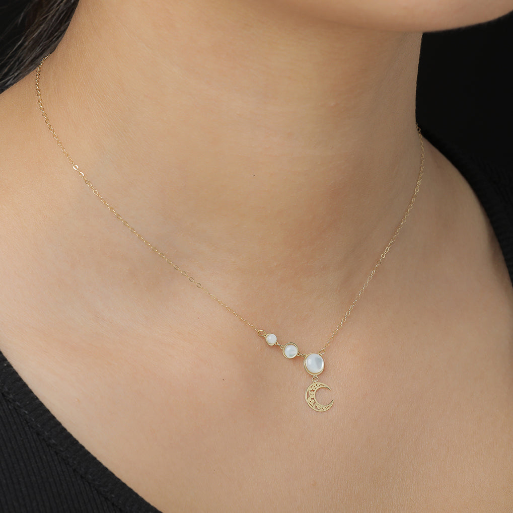 Collier Chant des Étoiles en Or 18K