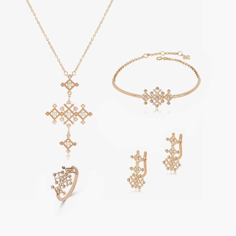 Ensemble Lbaz en Or 18K