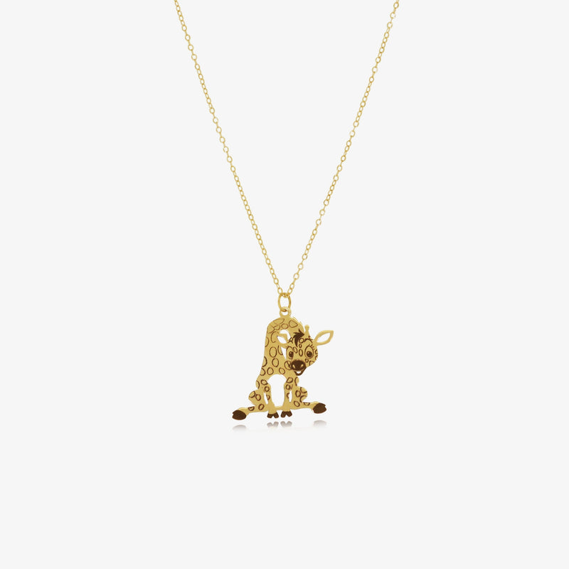 Collier Girafe en Argent