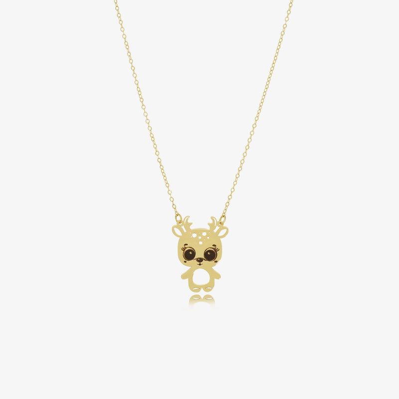 Collier Gazelle en Argent
