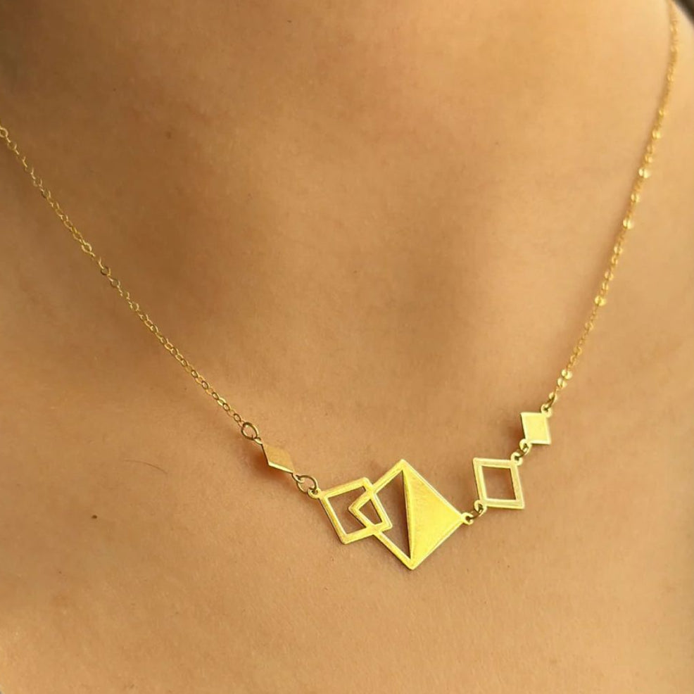 Collier regard croisé en Or 18K — image 1