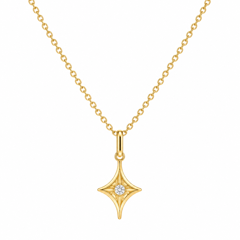 Collier Étoile en or 18K