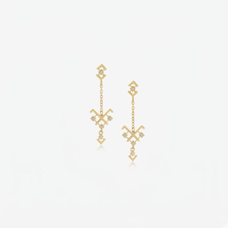 Boucles d'oreilles Tanirt en Or 18K