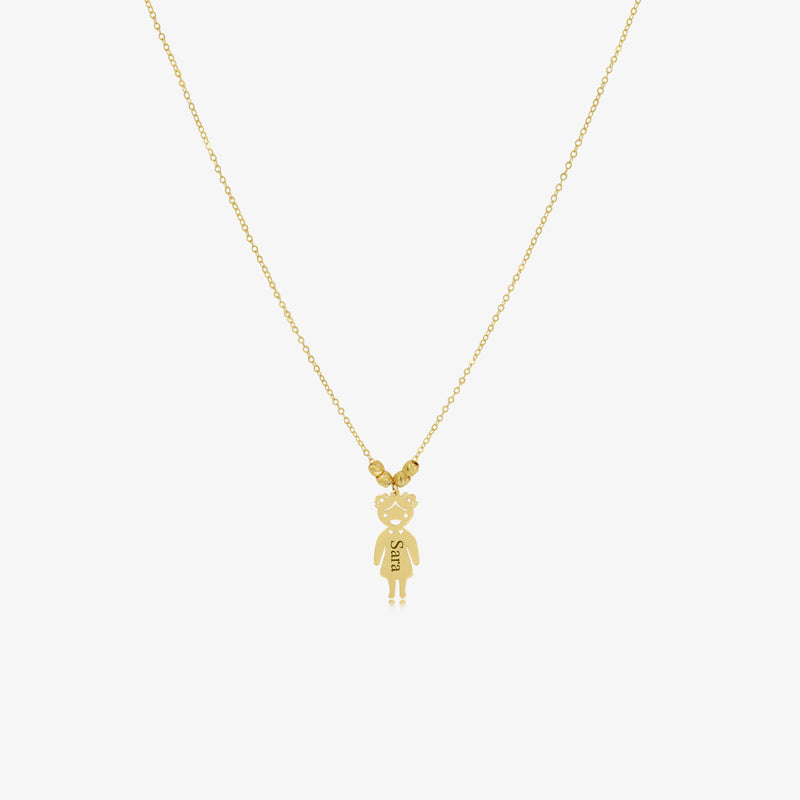 Collier Happy Family en Or 18K